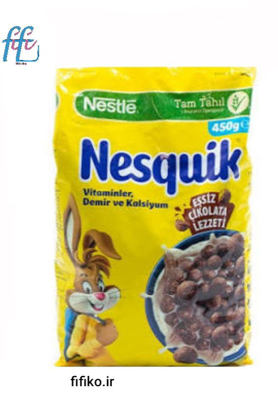 کورن فلکس شکلاتی nestle nesquik نستله نسکوئیک 450 گرم